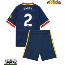 Arsenal William Saliba #2 Replica Away Minikit 2026-27 Short Sleeve (+ pants)
